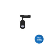 17W LED Track Light 3000k Black