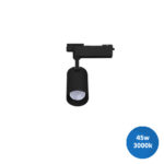 45W LED Track Light 3000k Black