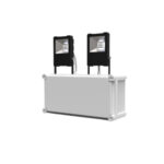 3w emergency flood light – front view