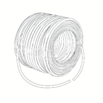 6mm tps cable drum – 2 core + earth flat cable 100m