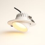 3A Dual-Wattage 30W/38W Shoplighter Round, TriColour, 165–180 mm CutOut, Gimbal, 5Year Warranty - Image 2