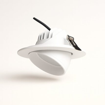 3A Dual-Wattage 30W/38W Shoplighter Round, TriColour, 165–180 mm CutOut, Gimbal, 5Year Warranty