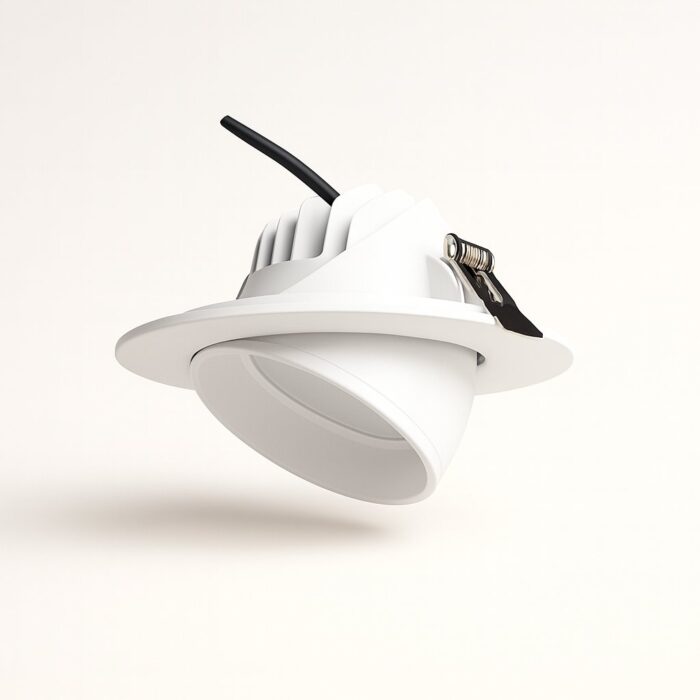 3A Dual-Wattage 30W/38W Shoplighter Round, TriColour, 165–180 mm CutOut, Gimbal, 5Year Warranty - Image 1