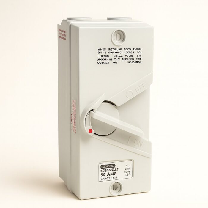 IP66 1-Pole 35 A Outdoor Isolator Switch – High-Impact Polycarbonate - Image 1